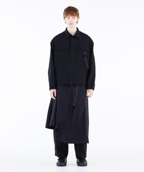 Y-3(ワイスリー)の「CRNKL NYL SKRT(スカート・レディース・ブラック・XX-SMALL/X-SMALL/SMALL/MEDIUM)」の4枚目の写真