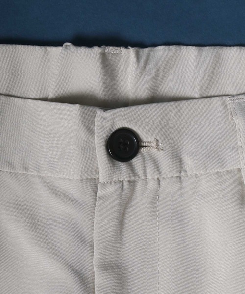 ANPAS(アンパス)の「Wide Tuck Tapered Pants/ワイドタックテーパードパンツ スラックス(スラックス・メンズ・ブラック/ベージュ/アイボリー/グレイッシュベージュ・M/L)」の14枚目の写真