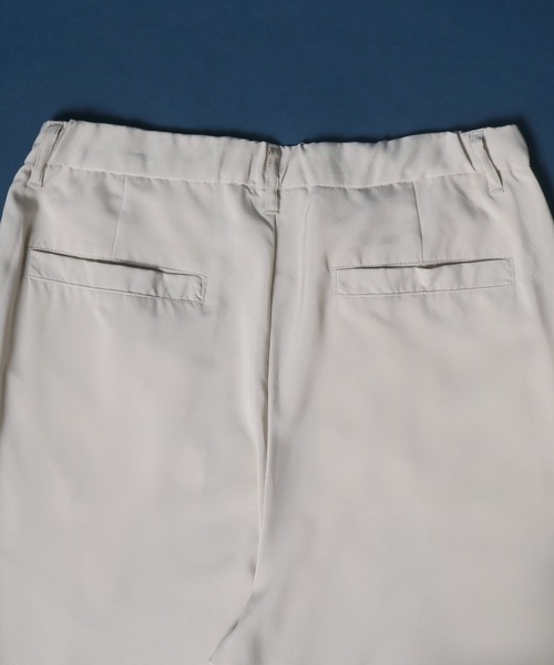 ANPAS(アンパス)の「Wide Tuck Tapered Pants/ワイドタックテーパードパンツ スラックス(スラックス・メンズ・ブラック/ベージュ/アイボリー/グレイッシュベージュ・M/L)」の19枚目の写真