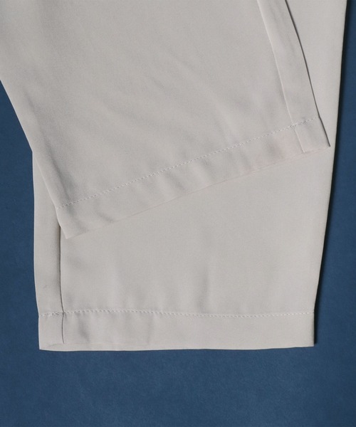 ANPAS(アンパス)の「Wide Tuck Tapered Pants/ワイドタックテーパードパンツ スラックス(スラックス・メンズ・ブラック/ベージュ/アイボリー/グレイッシュベージュ・M/L)」の10枚目の写真