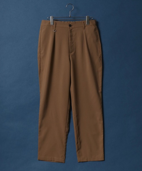 ANPAS(アンパス)の「Wide Tuck Tapered Pants/ワイドタックテーパードパンツ スラックス(スラックス・メンズ・ブラック/ベージュ/アイボリー/グレイッシュベージュ・M/L)」の21枚目の写真
