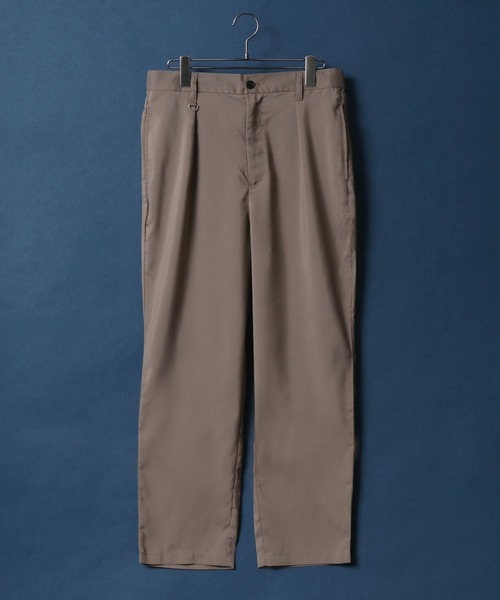 ANPAS(アンパス)の「Wide Tuck Tapered Pants/ワイドタックテーパードパンツ スラックス(スラックス・メンズ・ブラック/ベージュ/アイボリー/グレイッシュベージュ・M/L)」の20枚目の写真
