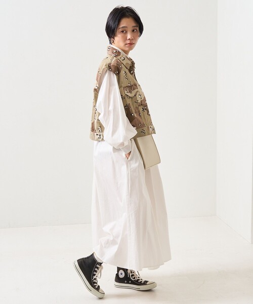 FREAK'S STORE(フリークスストア)の「デニムカモショートベスト(ベスト・レディース・ブルー/カモフラージュ・フリ-)」の19枚目の写真