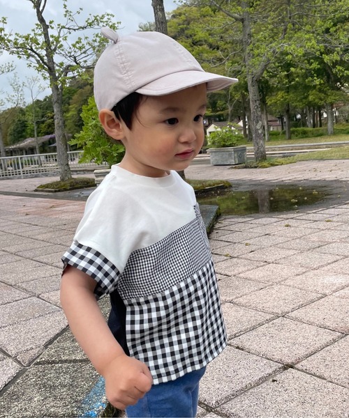 COMME CA ISM(コムサイズム)の「UVカット クマ耳キャップ(キャップ・キッズ・ベージュ/ネイビー・MEDIUM/LARGE)」の14枚目の写真