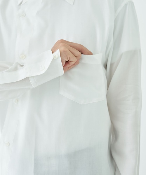 sulvam(サルバム)の「【sulvam / サルバム】DOUBLE COLLAR SHIRTS(シャツ/ブラウス・メンズ・ネイビー/ホワイト・SMALL/MEDIUM)」の8枚目の写真