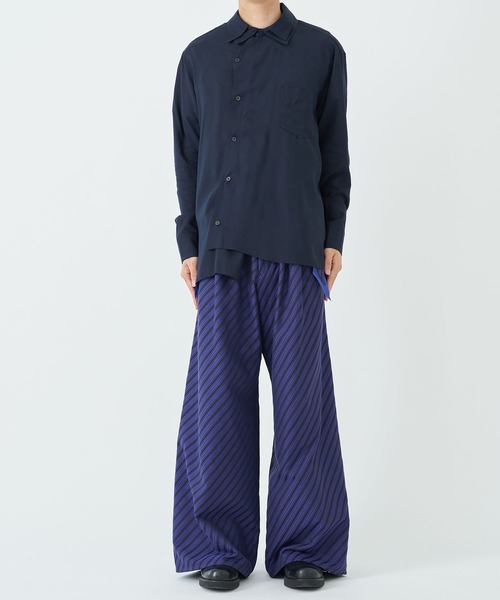 sulvam(サルバム)の「【sulvam / サルバム】DOUBLE COLLAR SHIRTS(シャツ/ブラウス・メンズ・ネイビー/ホワイト・SMALL/MEDIUM)」の10枚目の写真