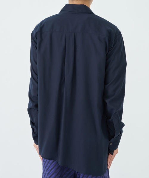 sulvam(サルバム)の「【sulvam / サルバム】DOUBLE COLLAR SHIRTS(シャツ/ブラウス・メンズ・ネイビー/ホワイト・SMALL/MEDIUM)」の13枚目の写真