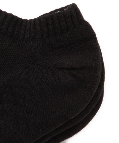 NIKE（ナイキ）の「NIKE（ナイキ） 3P コットンクッション　ノーショウソックス（ソックス/靴下・メンズ・ホワイト/ブラック・LARGE/MEDIUM/X-LARGE）」の4枚目の写真