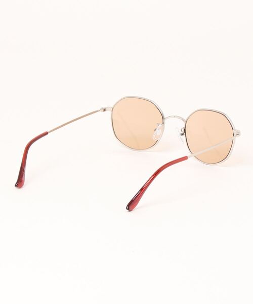 one after another NICE CLAUP（ワンアフターアナザーナイスクラップ）の「シルバーフレームサングラス/モカ（サングラス・レディース・シルバー・FREE）」の8枚目の写真