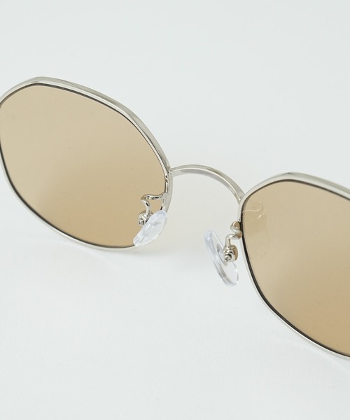 one after another NICE CLAUP（ワンアフターアナザーナイスクラップ）の「シルバーフレームサングラス/モカ（サングラス