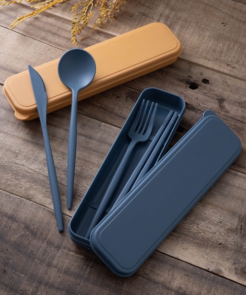 Jubilee（ジュビリー）の「麦で出来たエコカトラリー 2色セット 持ち運びケース付き（カトラリー・レディース・その他1/その他2・FREE）」の5枚目の写真