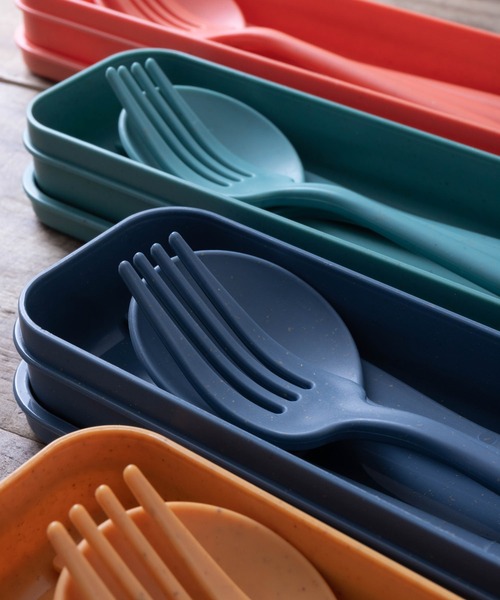 Jubilee（ジュビリー）の「麦で出来たエコカトラリー 2色セット 持ち運びケース付き（カトラリー・レディース・その他1/その他2・FREE）」の6枚目の写真