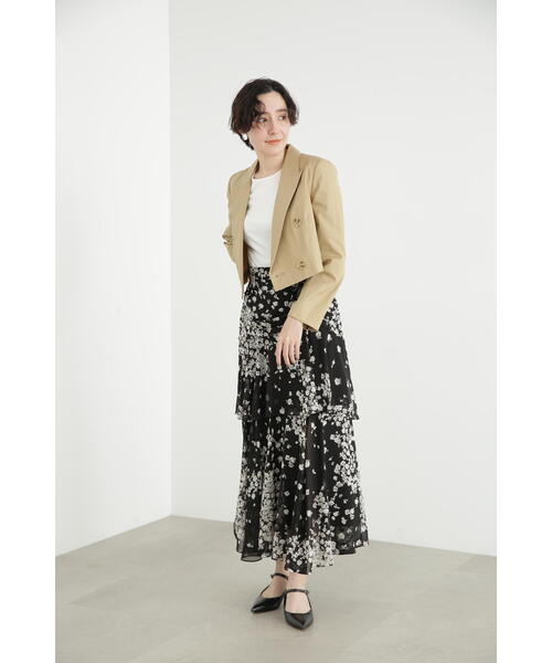 JILL STUARTコットンギャバジンショートジャケット Sサイズベージュ美品 JILL STUARTコットンギャバジンショートジャケット Sサイズ