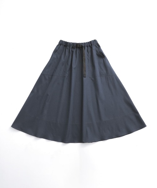 osharewalker（オシャレウォーカー）の「【廃盤】『ツイルフレアスカート』（スカート・レディース・ベージュ/ダークネイビー・FREE）」の13枚目の写真