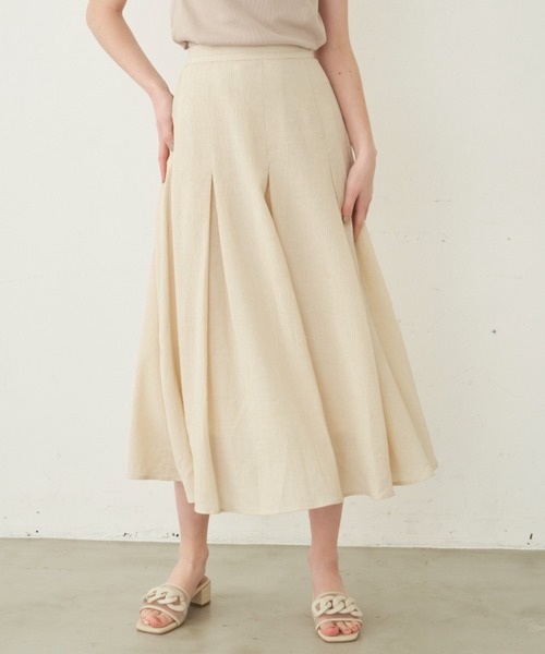 idem（イデム）の「【ZOZOTOWN限定】 crepe volume flare skirt/ボリュームフレアスカート【Sサイズ展開あり】（スカート・レディース・アイボリー/ピンク/ネイビー・FREE/SMALL）」の15枚目の写真