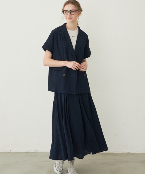idem（イデム）の「【ZOZOTOWN限定】 crepe volume flare skirt/ボリュームフレアスカート【Sサイズ展開あり】（スカート・レディース・アイボリー/ピンク/ネイビー・FREE/SMALL）」の20枚目の写真