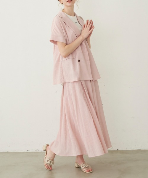 idem（イデム）の「【ZOZOTOWN限定】 crepe volume flare skirt/ボリュームフレアスカート【Sサイズ展開あり】（スカート・レディース・アイボリー/ピンク/ネイビー・FREE/SMALL）」の10枚目の写真
