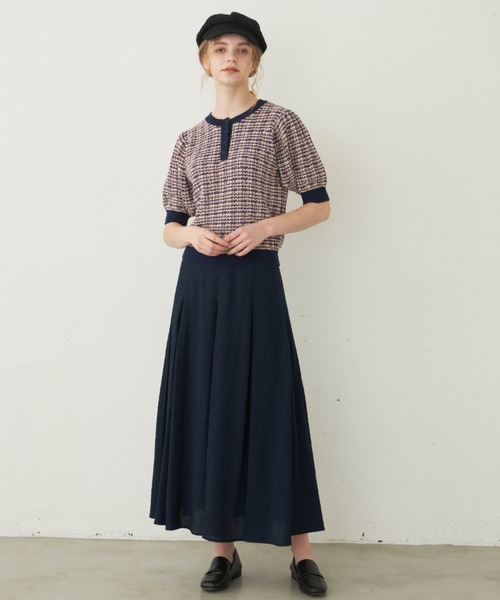 idem（イデム）の「【ZOZOTOWN限定】 crepe volume flare skirt/ボリュームフレアスカート【Sサイズ展開あり】（スカート・レディース・アイボリー/ピンク/ネイビー・FREE/SMALL）」の13枚目の写真