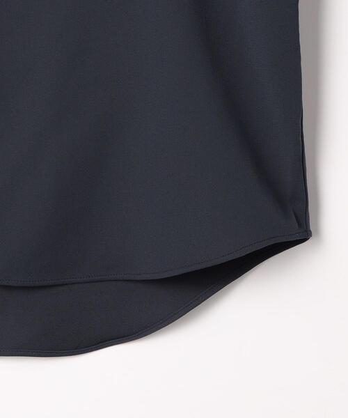 green label relaxing（グリーンレーベルリラクシング）の「クリスプツイル ジャストルーズ バンドカラー シャツ -ストレッチ・防シワ・接触冷感・吸水速乾-（シャツ/ブラウス・メンズ・ケリー/ネイビー・XL/L/M/S）」の13枚目の写真