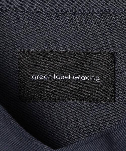 green label relaxing（グリーンレーベルリラクシング）の「クリスプツイル ジャストルーズ バンドカラー シャツ -ストレッチ・防シワ・接触冷感・吸水速乾-（シャツ/ブラウス・メンズ・ケリー/ネイビー・XL/L/M/S）」の21枚目の写真