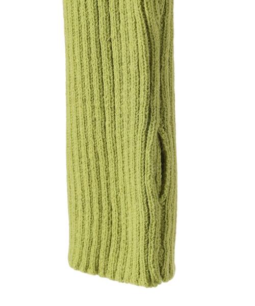 koe(コエ)の「リブ編みカットアウトプルオーバー(ニット/セーター・レディース・ブラック/ライトグリーン/オフホワイト/グレイッシュベージュ・M)」の15枚目の写真