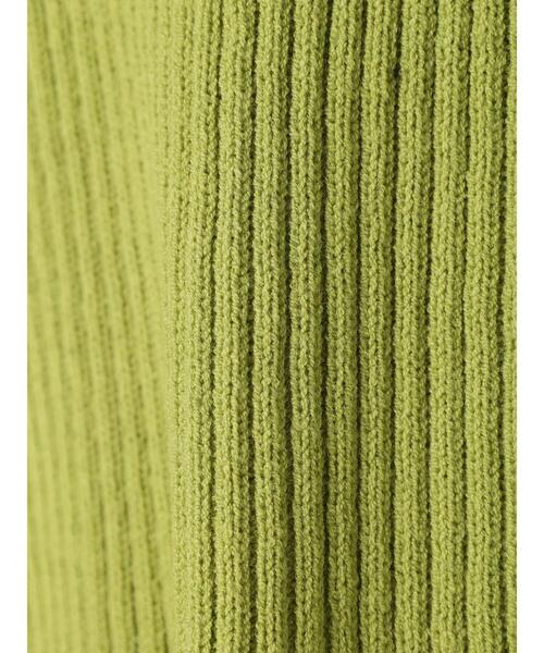 koe(コエ)の「リブ編みカットアウトプルオーバー(ニット/セーター・レディース・ブラック/ライトグリーン/オフホワイト/グレイッシュベージュ・M)」の14枚目の写真