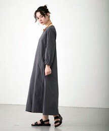 【WOMEN】Aラインワンピース