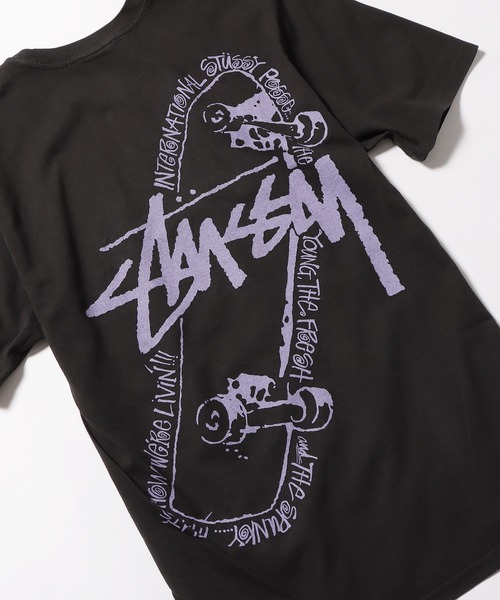 STUSSY(ステューシー)の「STUSSY/ステューシー SKATE POSSE PIG. DYED TEE Tシャツ(Tシャツ/カットソー・メンズ・ナチュラル/ブラック/ブルー・L/XL/M/XXL/S)」の9枚目の写真