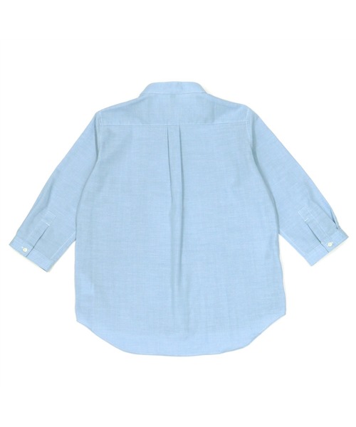 Pitta Re:)（ピッタリ）の「【Pitta Re:)】ふわっとガーゼシャツ 七分袖 綿100% レディースカジュアルシャツ（シャツ/ブラウス・レディース・ライトブルー・M/L/S/LL）」の2枚目の写真