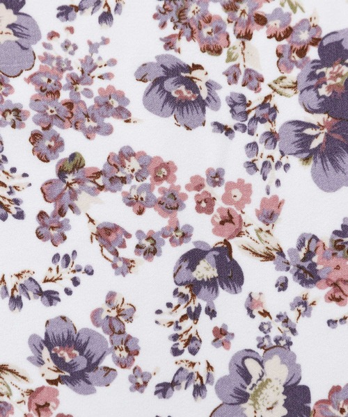 osharewalker（オシャレウォーカー）の「『花柄フレア袖ブラウス』（シャツ/ブラウス・レディース・オフホワイト/ブラック・1/2）」の16枚目の写真