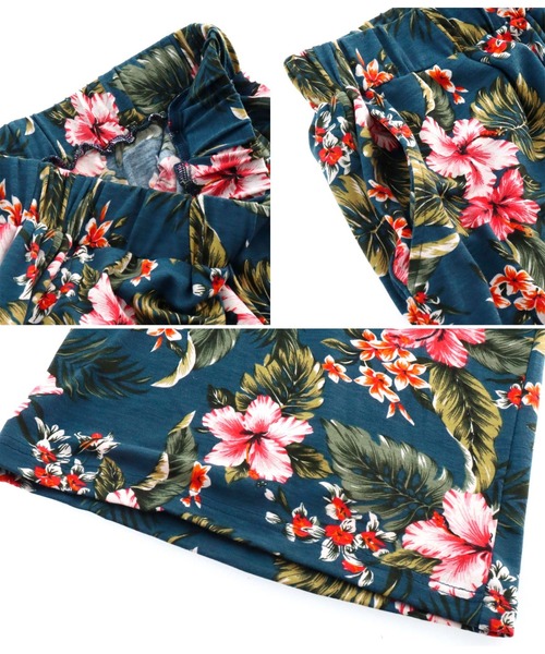 anap mimpi（アナップミンピ）の「アロハ柄ワイドパンツ（その他パンツ・レディース・ライトブルー/ブラウン/ネイビー・FREE）」の14枚目の写真