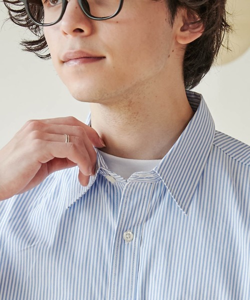 PENNEYS（ぺニーズ）の「∴WEGO/【WEB限定】Penneys別注BIGシャツ（シャツ/ブラウス・メンズ・サックスブルー/ホワイト/ブルー系その他4・LARGE/MEDIUM）」の11枚目の写真