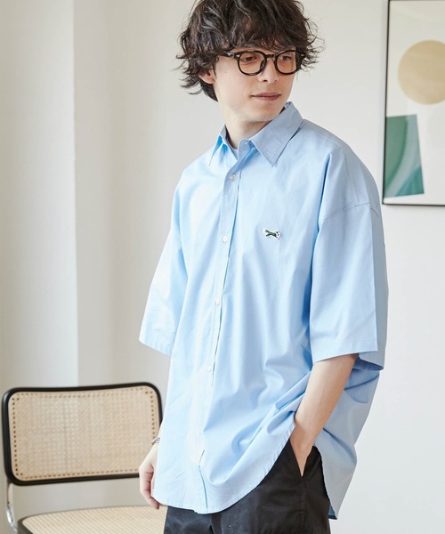 PENNEYS（ぺニーズ）の「∴WEGO/【WEB限定】Penneys別注BIGシャツ（シャツ/ブラウス・メンズ・サックスブルー/ホワイト/ブルー系その他4・LARGE/MEDIUM）」の5枚目の写真