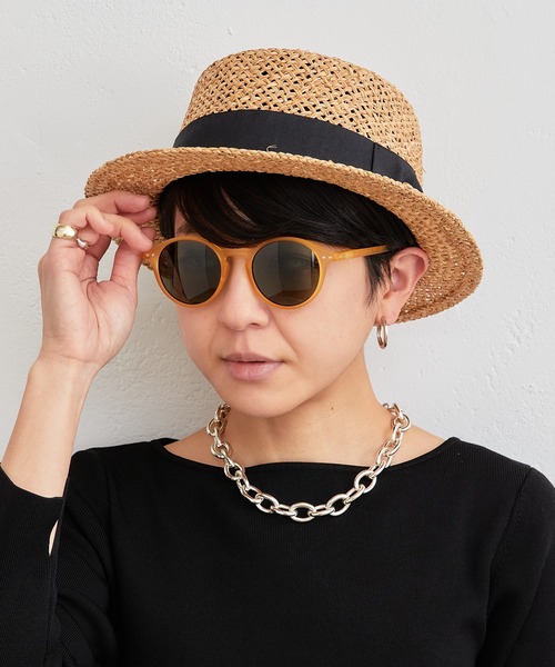 IZIPIZI（イジピジ）の「IZIPIZI イジピジ SUNGLASS 99.9％UVカット サングラス（サングラス・レディース・イエロー/ブルー/ブラック/ブラウン/カーキ/アイボリー/バイオレット・フリー）」の7枚目の写真