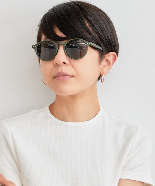 IZIPIZI（イジピジ）の「IZIPIZI イジピジ SUNGLASS 99.9％UVカット サングラス（サングラス・レディース・イエロー/ブルー/ブラック/ブラウン/カーキ/アイボリー/バイオレット・フリー）」の9枚目の写真