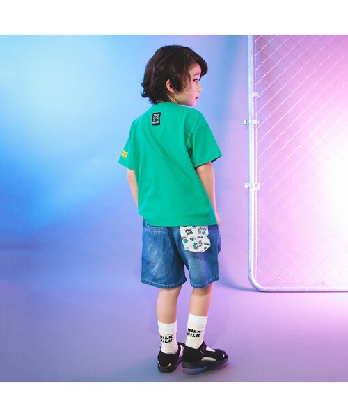 BREEZE(ブリーズ)の「てぬぐい付きデニムパンツ(デニムパンツ・キッズ・ネイビー/ブルー・80/90/100/110/120/130/140)」の4枚目の写真