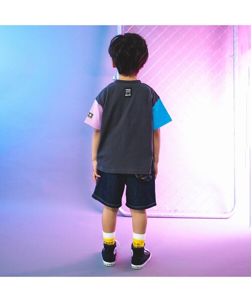 BREEZE(ブリーズ)の「てぬぐい付きデニムパンツ(デニムパンツ・キッズ・ネイビー/ブルー・80/90/100/110/120/130/140)」の7枚目の写真