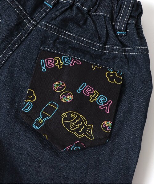 BREEZE(ブリーズ)の「てぬぐい付きデニムパンツ(デニムパンツ・キッズ・ネイビー/ブルー・80/90/100/110/120/130/140)」の13枚目の写真