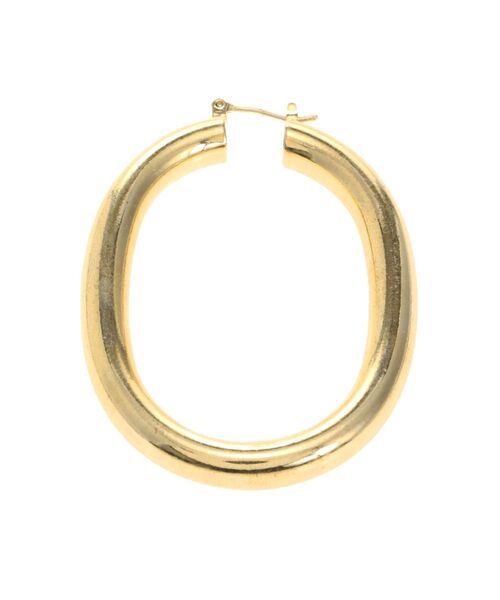 EMODA（エモダ）の「Tank volume hoop pierce（ピアス（両耳用）・レディース・シルバー/ゴールド・FREE）」の4枚目の写真