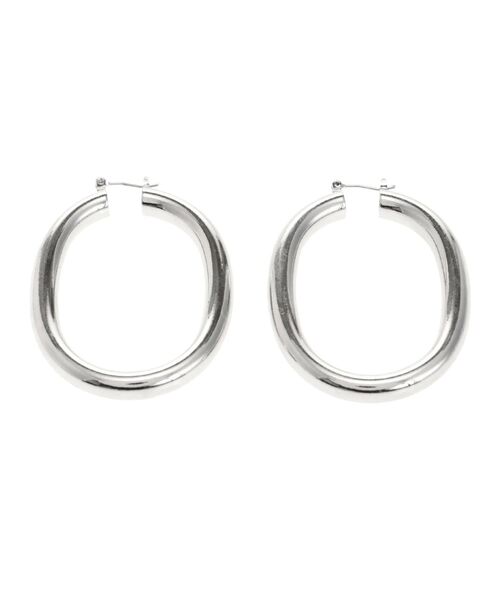 EMODA（エモダ）の「Tank volume hoop pierce（ピアス（両耳用）・レディース・シルバー/ゴールド・FREE）」の10枚目の写真