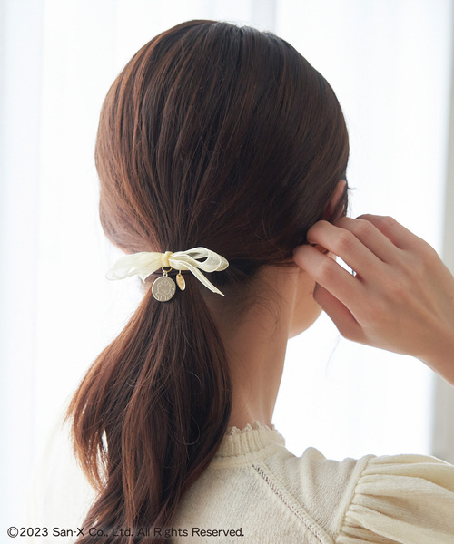 ROPE' PICNIC(ロペピクニック)の「【Rilakkuma(リラックマ) 】meets ROPE' PICNIC/オーガンジーヘアポニー(ヘアゴム・レディース・イエロー/キナリ/ラベンダー・FREE)」の13枚目の写真