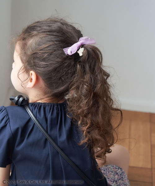 ROPE' PICNIC(ロペピクニック)の「【Rilakkuma(リラックマ) 】meets ROPE' PICNIC/オーガンジーヘアポニー(ヘアゴム・レディース・イエロー/キナリ/ラベンダー・FREE)」の7枚目の写真