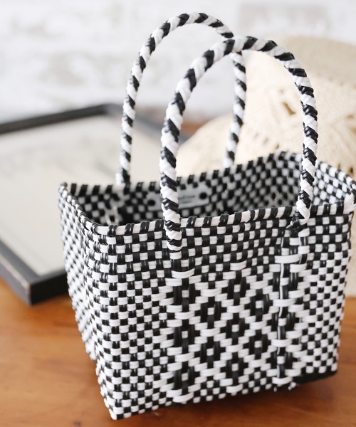 mysty woman（ミスティウーマン）の「ダイアガラミニBAG 184452（かごバッグ・レディース・グリーン/ブラック/その他・FREE）」の3枚目の写真