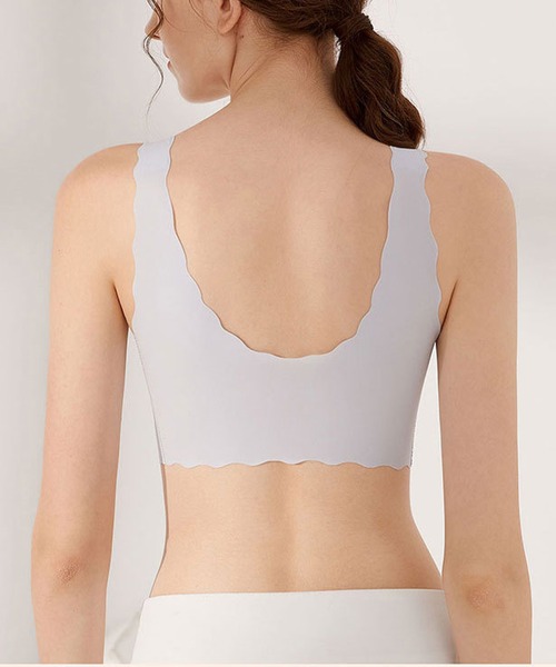 Lace Ladies（レースレディース）の「ノンワイヤースカラップコンフォートブラ（ナイトブラ・レディース・ブラック/ブラウン/ピンク/ブルー/ベージュ・L/M）」の20枚目の写真