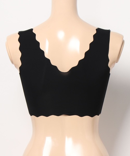 Lace Ladies（レースレディース）の「ノンワイヤースカラップコンフォートブラ（ナイトブラ・レディース・ブラック/ブラウン/ピンク/ブルー/ベージュ・L/M）」の8枚目の写真