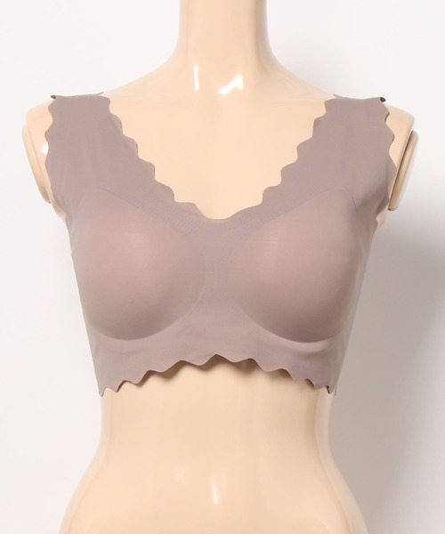 Lace Ladies（レースレディース）の「ノンワイヤースカラップコンフォートブラ（ナイトブラ・レディース・ブラック/ブラウン/ピンク/ブルー/ベージュ・L/M）」の11枚目の写真