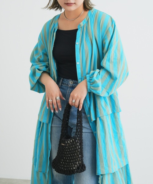 CIAOPANIC TYPY（チャオパニックティピー）の「【巾着付き】マクラメワンハンドルバッグ（ハンドバッグ・レディース・ブラック/オフホワイト/イエロー/ブルー・ONE SIZE）」の10枚目の写真