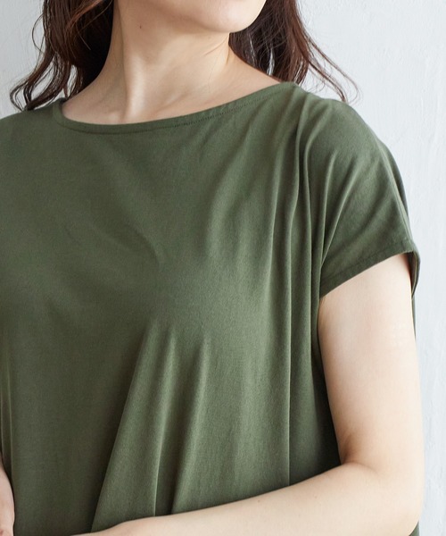 ikka(イッカ)の「バックリボンカットワンピース(ワンピース・レディース・ブラック/オリーブ/モカ・S/M/L)」の9枚目の写真