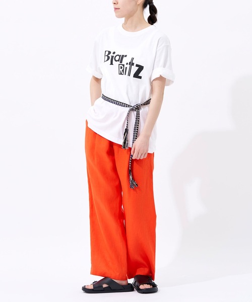 guanabana（グァナバナ）の「【GUANABANA】 HANDMADE Belt（ベルト・レディース・ネイビー/レッド/オフホワイト・FREE）」の3枚目の写真