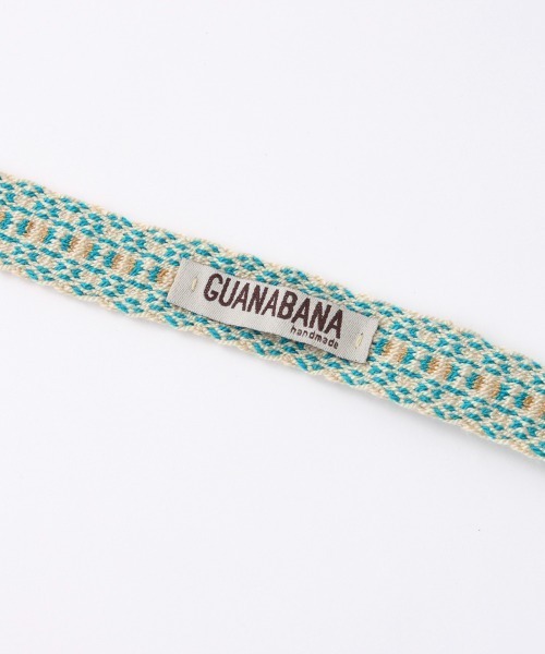 guanabana（グァナバナ）の「【GUANABANA】 HANDMADE Belt（ベルト・レディース・ネイビー/レッド/オフホワイト・FREE）」の6枚目の写真